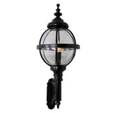 Victorian globe wall light with short arm 0.97m (H248)