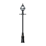 Victorian style globe lamp post in cast iron 3m (H2801)