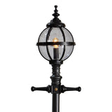 Victorian style globe lamp post in cast iron 3m (H2801)