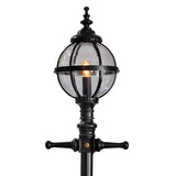 Victorian style globe lamp post in cast iron 3m (H2801)