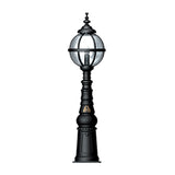 Victorian style globe pedestal light in cast iron 1.59m (H2813)