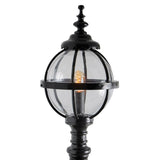 Victorian style globe pedestal light in cast iron 1.59m (H2813)