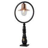 Copper railway style pedestal light in cast iron 1.21m (H308C)