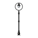 Classic railway style lamp post in cast iron and steel 1.49m (H314)