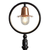 Copper railway style lamp post in cast iron and steel 1.49m (H314C)