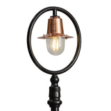 Copper railway style lamp post in cast iron and steel 1.49m (H314C)