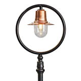 Copper railway style lamp post in cast iron and steel 2.43m (H317C)