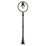Classic railway style lamp post in cast iron and steel 2.43m (H317)