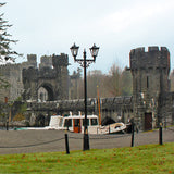 Victorian style large double headed lamp post 3.3m (H032)