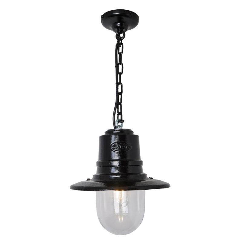 Classic railway style hanging light with chain 0.33m (H322)