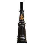 Victorian style large double headed lamp post 3.3m (H032)