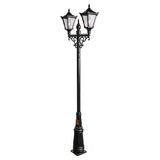 Victorian style large double headed lamp post 3.3m (H032)