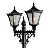 Victorian style large double headed lamp post 3.3m (H032)