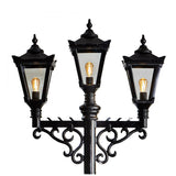 Victorian style large triple headed lamp post 3.5m (H033)