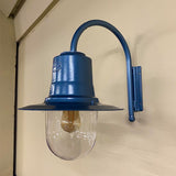 Vintage tear drop wall light in galvanised steel 0.46m (H345)