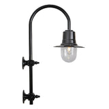 Vintage tear drop wall light in galvanised steel 0.91m (H346)