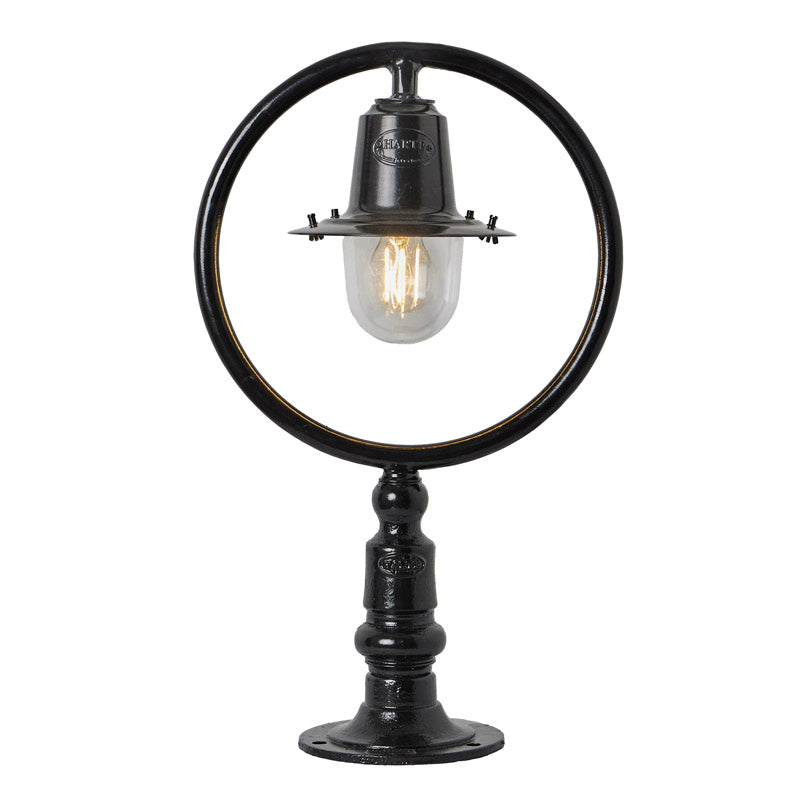 Classic railway style pier light for flat pier caps 0.59m (H352)