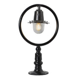 Classic railway style pier light for flat pier caps 0.59m (H352)