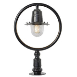Classic railway style pier light for narrow pier caps 0.52m (H354)