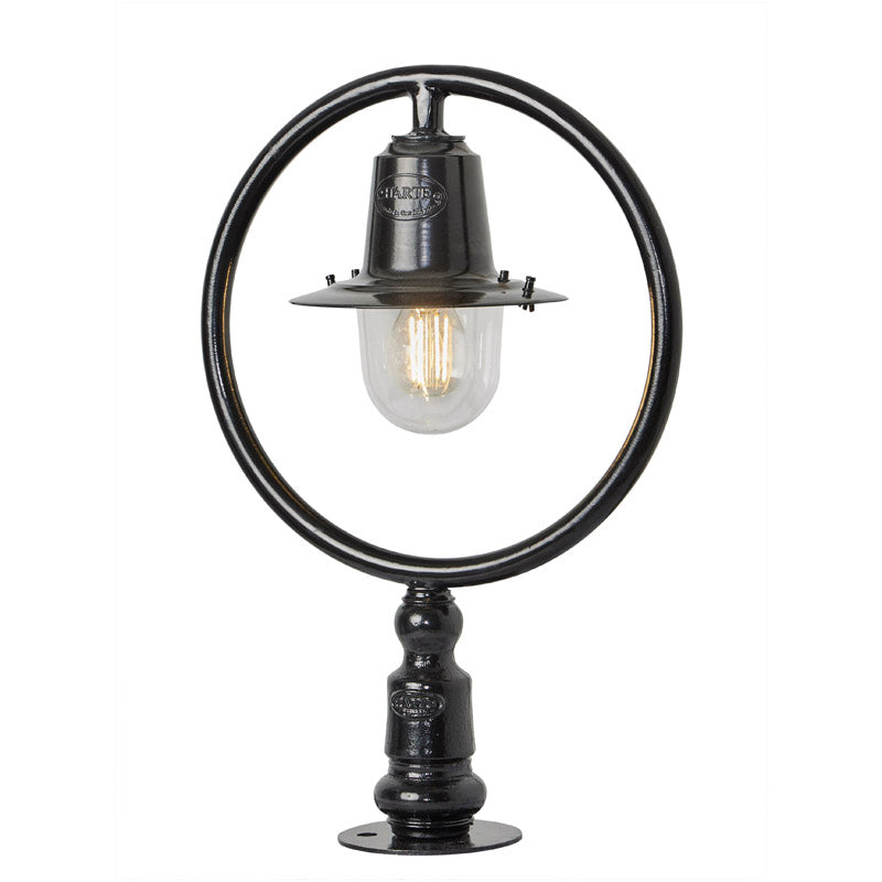 Classic railway style pier light for narrow pier caps 0.52m (H354)