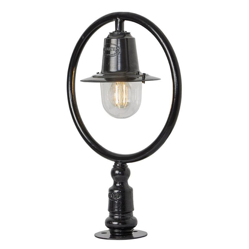 Classic railway style pier light for narrow pier caps 0.52m (H354)