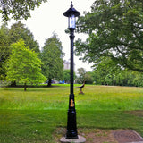 Georgian style lamp post in cast iron and steel 3.5m (H401)