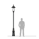 Georgian style lamp post 3.2m (H402)