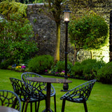 Georgian style lamp post in cast iron and steel 2.21m (H407)