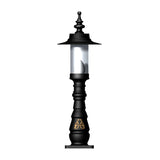 Georgian style pedestal light in cast iron and steel 0.98m (H408)