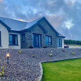 Georgian style pedestal light in cast iron and steel 0.62m (H409)