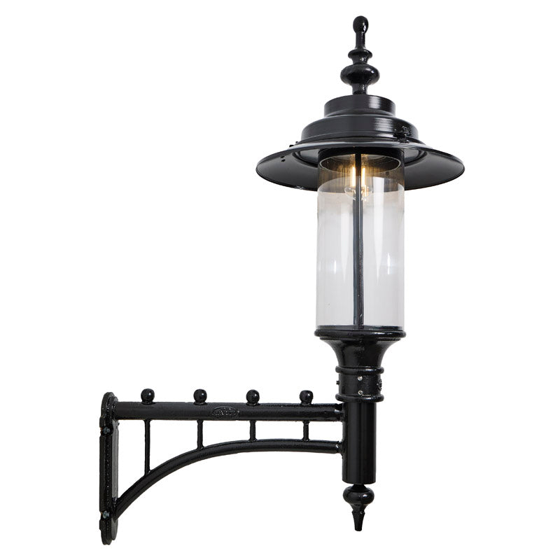 Large Georgian style wall light in cast iron and steel 1.27m (H440)