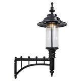 Large Georgian style wall light in cast iron and steel 1.27m (H440)