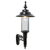 Large Georgian style wall light in cast iron and steel 1.27m (H440)