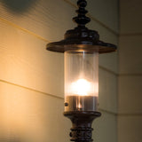 Georgian style wall light in cast iron and steel 0.58m (H443)
