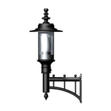 Georgian style wall light in cast iron and steel 0.58m (H443)