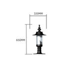 Georgian style pier light for flat piers 0.65m (H451)