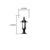Georgian style pier light for flat piers 0.45m (H452)