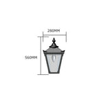Victorian traditional bulkhead light 0.56m (H045)