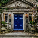 Victorian traditional cast iron wall light with decorative arm 0.58m (H043)