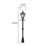 Victorian traditional cast iron lamp post 1.4m (H004)