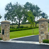 Victorian traditional cast iron pier light for narrow pier caps 0.6m (H053)