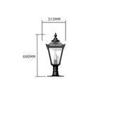 Victorian traditional cast iron pier light for flat pier caps 0.7m (H051)