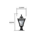 Victorian traditional cast iron pier light for flat pier caps 0.4m (H052)