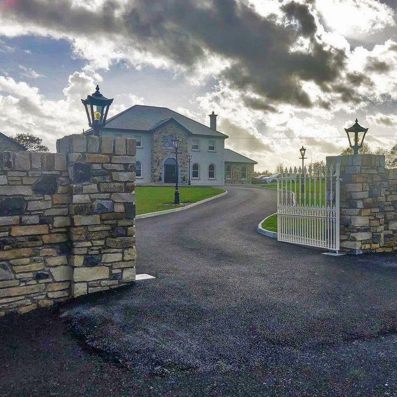 Victorian traditional cast iron pier light for flat pier caps 0.83m (H851)