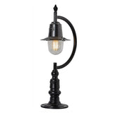 Vintage tear drop pier light for flat piers 0.64m (H552)