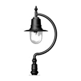 Vintage tear drop pier light in cast iron and steel 0.91m (H553)