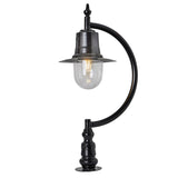 Vintage tear drop pier light in cast iron and steel 0.91m (H553)