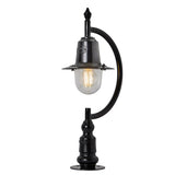 Vintage tear drop pier light in cast iron and steel 0.58m (H554)