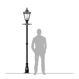 Victorian traditional cast iron lamp post 2.6m (H006)