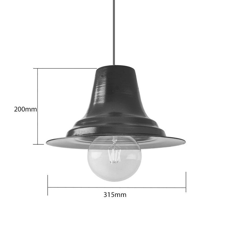 Outdoor hanging lamp with IP65 lampholder (H721)